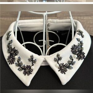 Ivanka Trump Black Collared Blouse size M